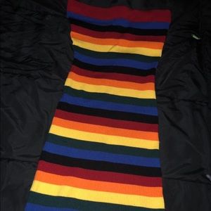 Strapless Colorful Urban Outfitters Dress